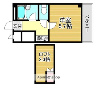 プレアール富野荘【3階】の間取り