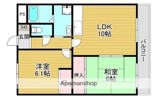 ローズガーデン【3階】の間取り