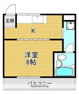 スカイドーム寺田【3階】の間取り
