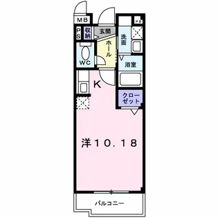エアリーイースト【3階】の間取り