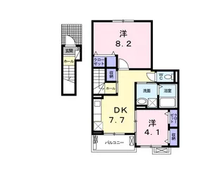 アルカンシエルコリーヌ【2階】の間取り