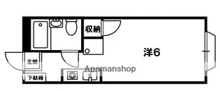 ライクハイツ京田辺【101号室】の間取り