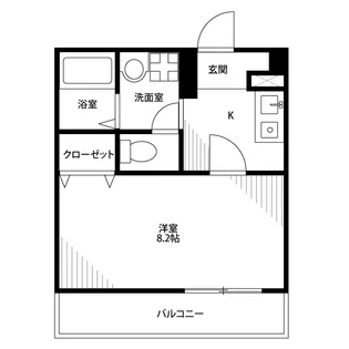アンプルール フェール 椋【3階】の間取り