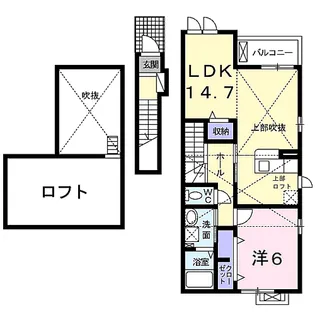 アン・フォレストⅡ【201号室】の間取り
