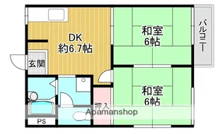 TOWNY陽光【2階】の間取り