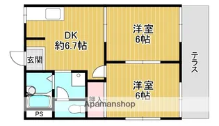 TOWNY陽光【1階】の間取り