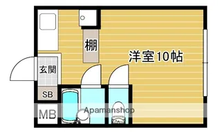 クレセント久津川【2階】の間取り