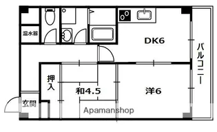 ラパンジール城陽【3階】の間取り