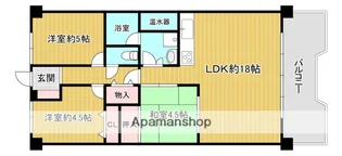 グラン・ドマーレ久津川【1階】の間取り