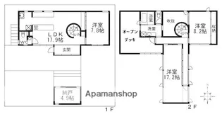 京都府城陽市寺田宮ノ谷【一戸建】の間取り