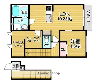 BELLE LEAD HIRAKI【2階】の間取り