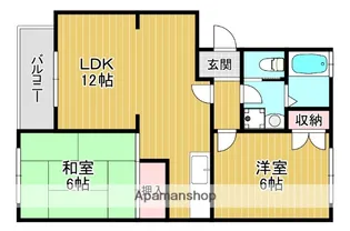 京都府宇治市小倉町東山【マンション】の間取り