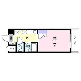 WEST PALACE【1階】の間取り