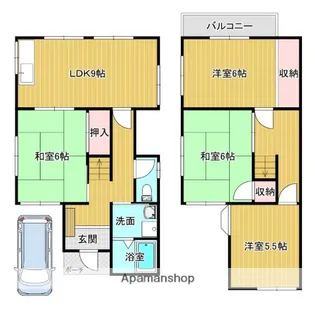 京都府相楽郡精華町大字菱田小字東川原【一戸建】の間取り