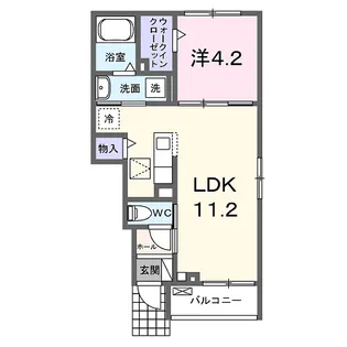 ファーイーストコート・Ⅱ【1階】の間取り