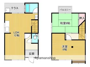京都府城陽市寺田袋尻【一戸建】の間取り