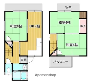 京都府城陽市久世里ノ西【一戸建】の間取り