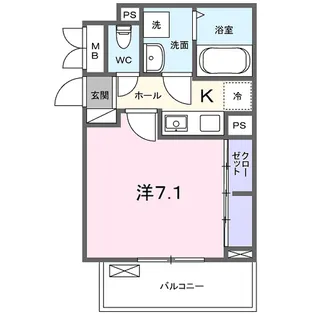 ガーデン・アイリス【2階】の間取り