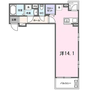 ガーデン・アイリス【2階】の間取り
