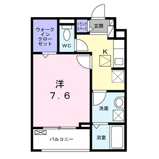 カルム 新久【1階】の間取り