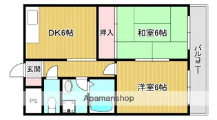 広野ハイツ【201号室】の間取り