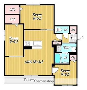 GRACE SIDE【3階】の間取り