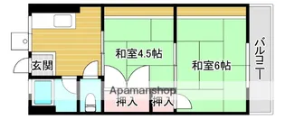 シティハイムKUMIYAMA【1階】の間取り