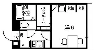 レオパレスエスペランサ【105号室】の間取り