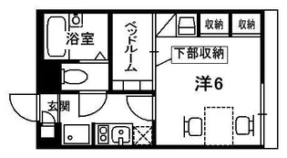レオパレスエスペランサ【104号室】の間取り