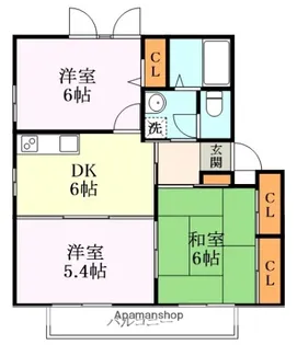 ウエストサイドタウン【A202号室】の間取り