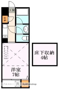 キャンベルリバーⅡ番館【1階】の間取り