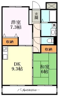 ラポート安井【103号室】の間取り