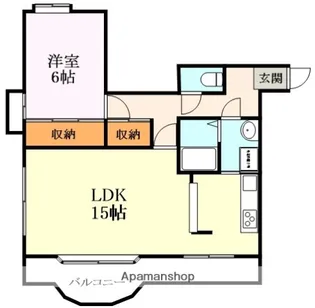 ノースヒルズ【2階】の間取り
