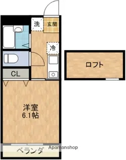 フラウメンドルフ【4階】の間取り