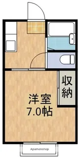 サンライズヒラキ【2階】の間取り