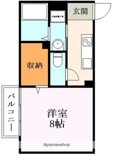 ハイツフローラ【106号室】の間取り