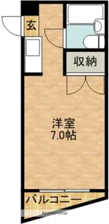 1Kの間取り画像