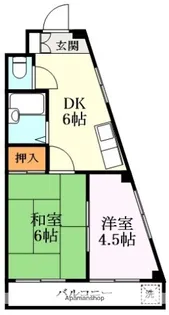 スカイコーポ久御山C棟【3階】の間取り