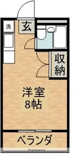 1Kの間取り画像