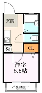 ヤングハイツ水度坂【103号室】の間取り
