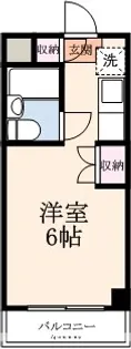 1Kの間取り画像