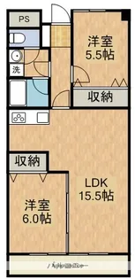 コロニアル宇治【4階】の間取り