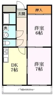 壱番館【2階】の間取り