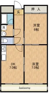 壱番館【2階】の間取り