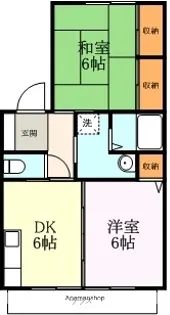 CASA竹風館【1階】の間取り