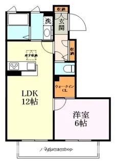 シャーメゾン欅ヶ丘・椿館【1階】の間取り