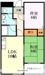 ロイヤルオーク【102号室】の間取り