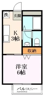 リバーハイツ宇治【101号室】の間取り