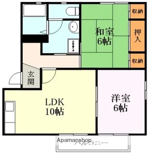 アイリス正道E棟【201号室】の間取り