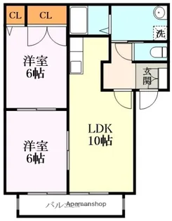 グリーンアネックス【2階】の間取り